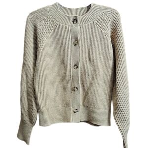 Banana Republic womens tan Buttoned cardigan sweater size small New with tags